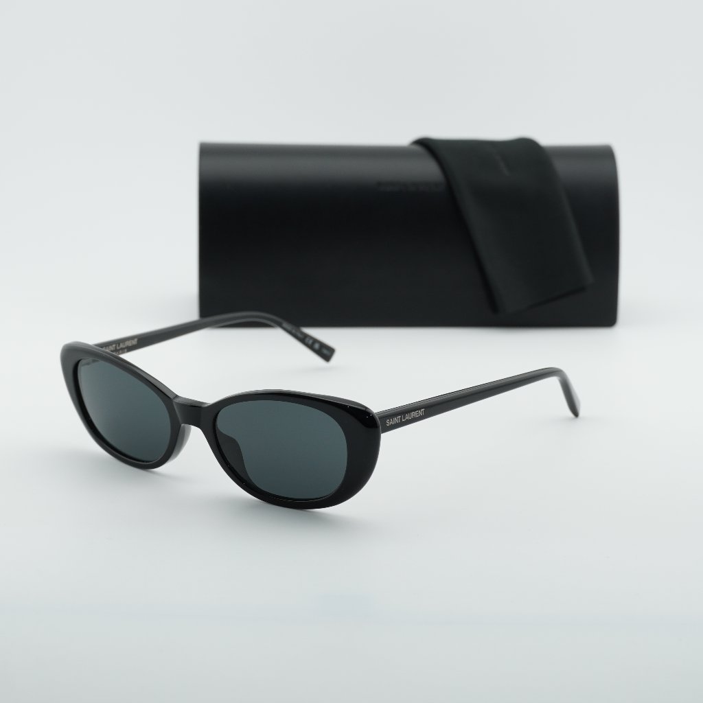 Saint Laurent Sl 822 001 Cat Eye Sunglasses - Black\Grey